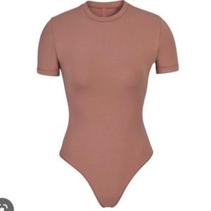 SKIMS  Cotton Jersey T-shirt Bodysuit